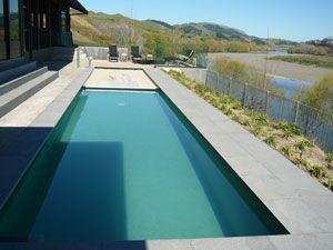 Covering a long pool is not a problem